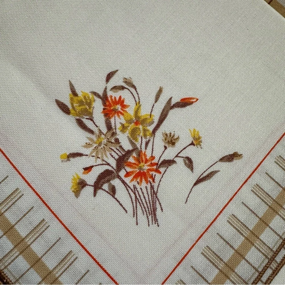 Vintage 60s 70s Vallesusa Casa Set of 12 100% Cotton Made in Italy Table Linens